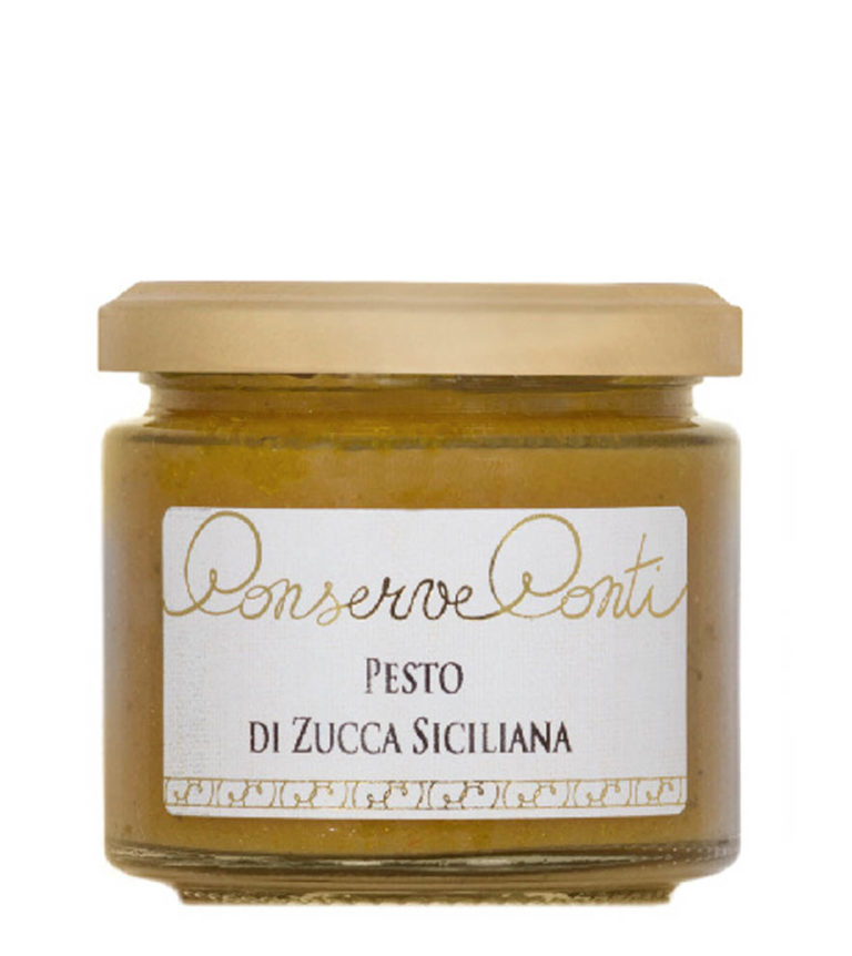 Pesto di zucca siciliana in olio extravergine d'oliva ...